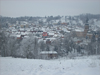Blick auf Bad Sulza im Winter